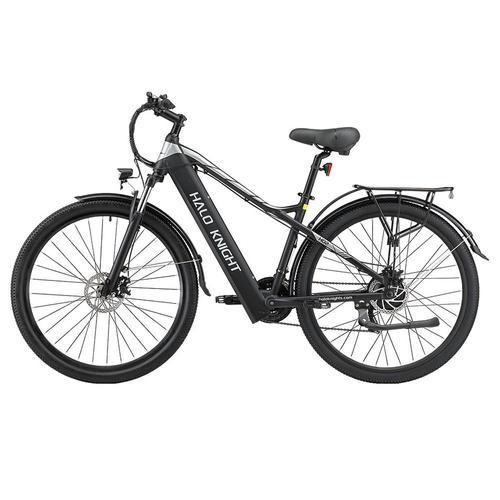 Halo Knight H02 Vélo Électrique , Moteur Sans Balais 750 W, Batterie 48 V 16 Ah, Pneus 29 X 2,1 Pouces, Vitesse Maximale De 50 Km/H, Shimano 21 Vitesses, Frein À Disque Mécanique ¿ Noir