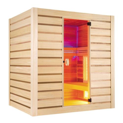 Sauna quartz combi 4 places hybride holls