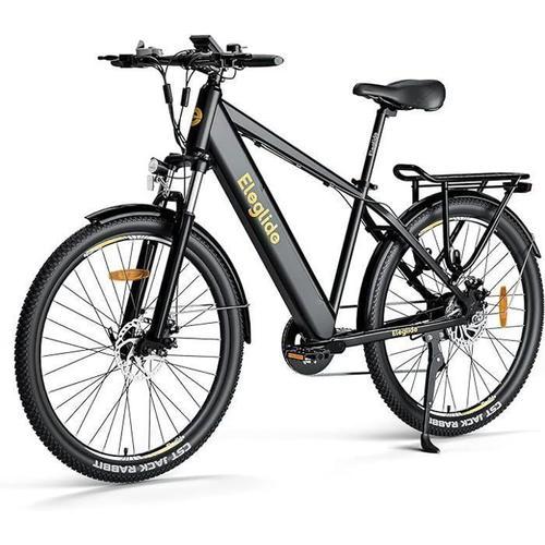 Eleglide E-Bike, T1 Vélo Électrique 27.5'' Trekking E-Cityrad Avec Batterie 13ah, 100km Lang Range, Moteur 250w, Shimano 7 Vitesses