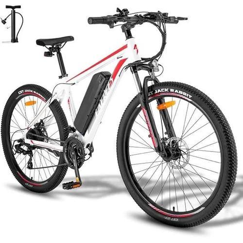 Fafrees F28 Mt E-Bike 27.5 Inch 36 V/14.5 Ah Batterie, 250w White Shimano 21