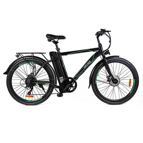 Ancheer Am26 Vélo Électrique, Moteur 250 W, Batterie 36 V 10 Ah, Vitesse Maximale 25 Km/H, Pneus 26 X 1,95 Pouces, Frein À Disque, Shimano 21 Vitesses