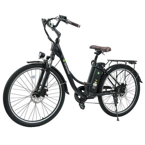 Isinwheel U2 Vélo Électrique, Moteur 350 W, Batterie 36 V 13 Ah, Pneus 26 X 1,95 Pouces, Vitesse Maximale 25 Km/H, Autonomie 75 Km, Frein À Disque Mécanique, Suspension Avant, Shimano 7 Vitesses